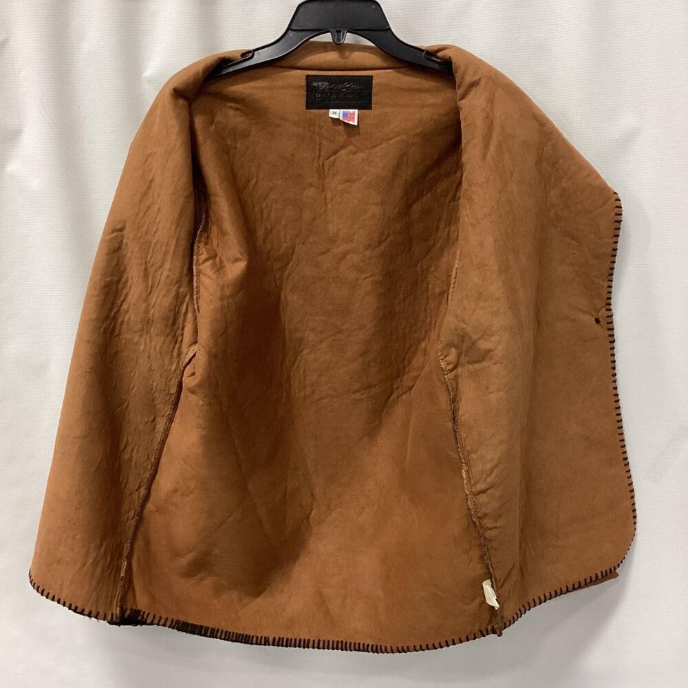 Western Southwestern Bear Ridge outfitters Faux fur wildlife design jacket M - Picture 3 of 5